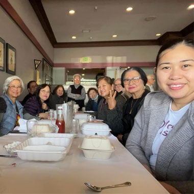 Home Instead San Mateo Team at Company Lunch Outing