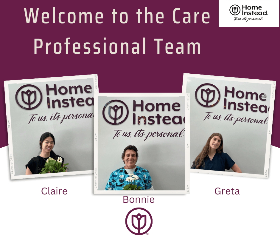 Newest Home Instead Care Pros Claire Bonnie and Greta