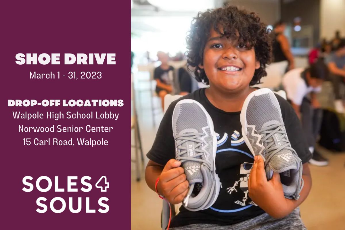 Help Support the Soles4Souls Shoe Drive in Walpole, MA