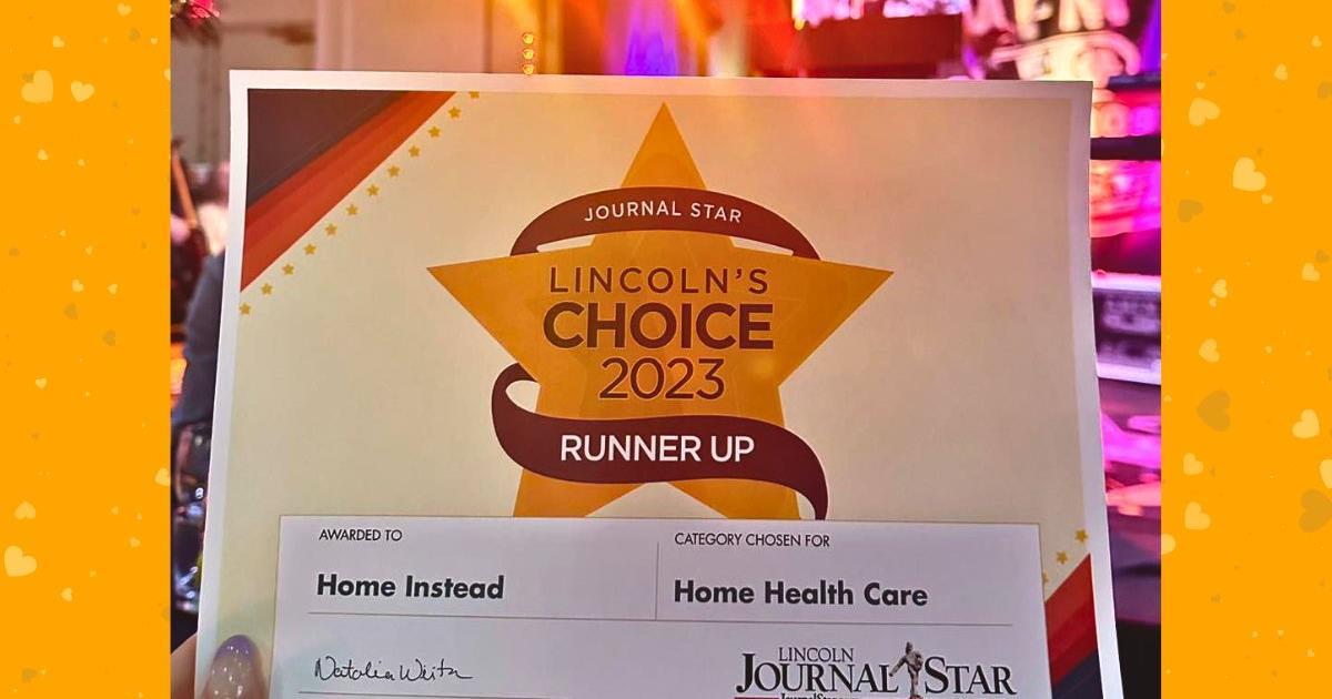 Home Instead Wins RunnerUp at Lincoln's Choice Awards 2023