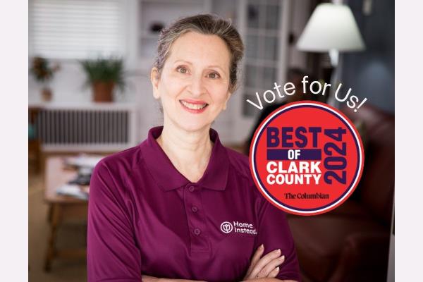 Vote Home Instead for 2024 Best In-Home Care in Clark County!