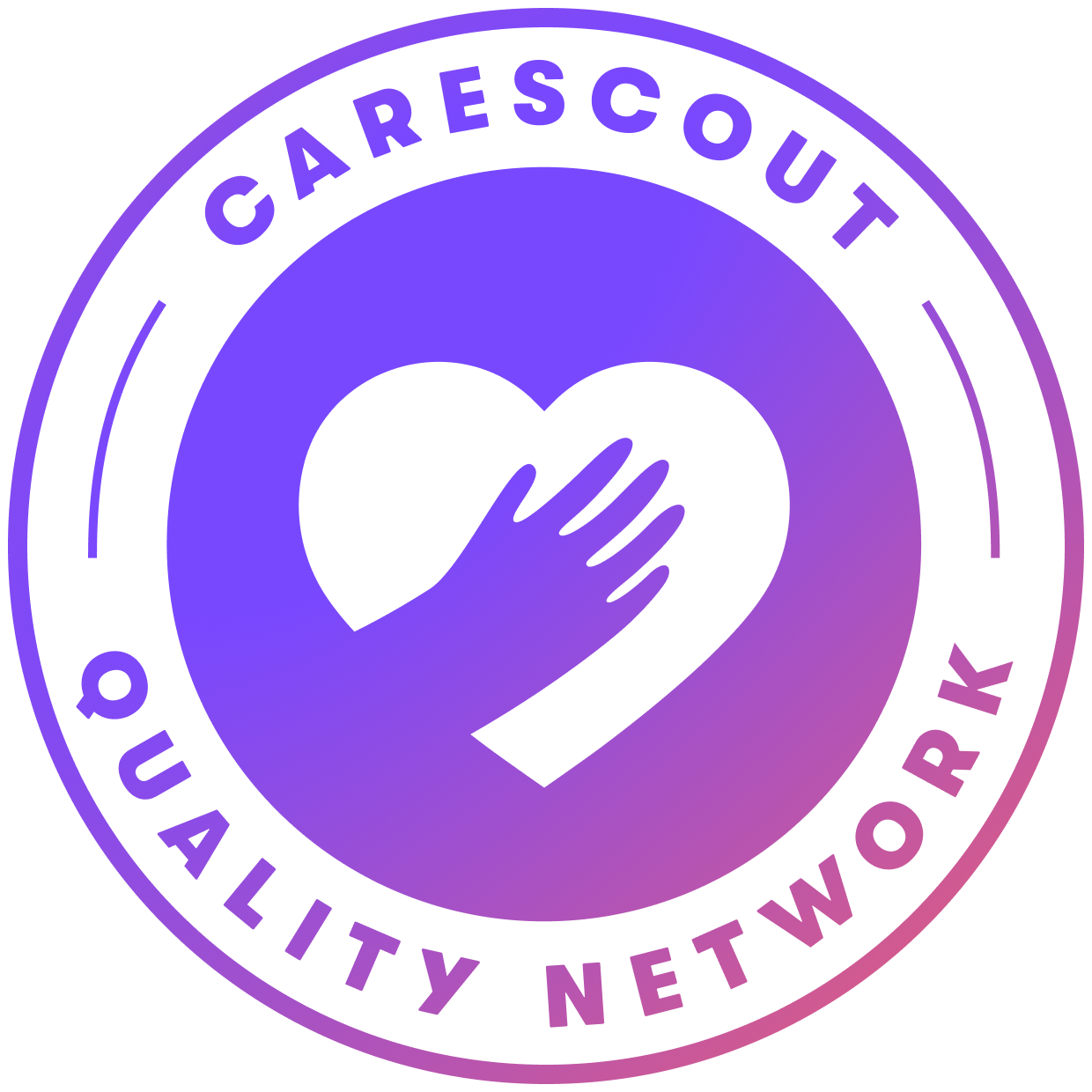 carescout quality network badge gradient