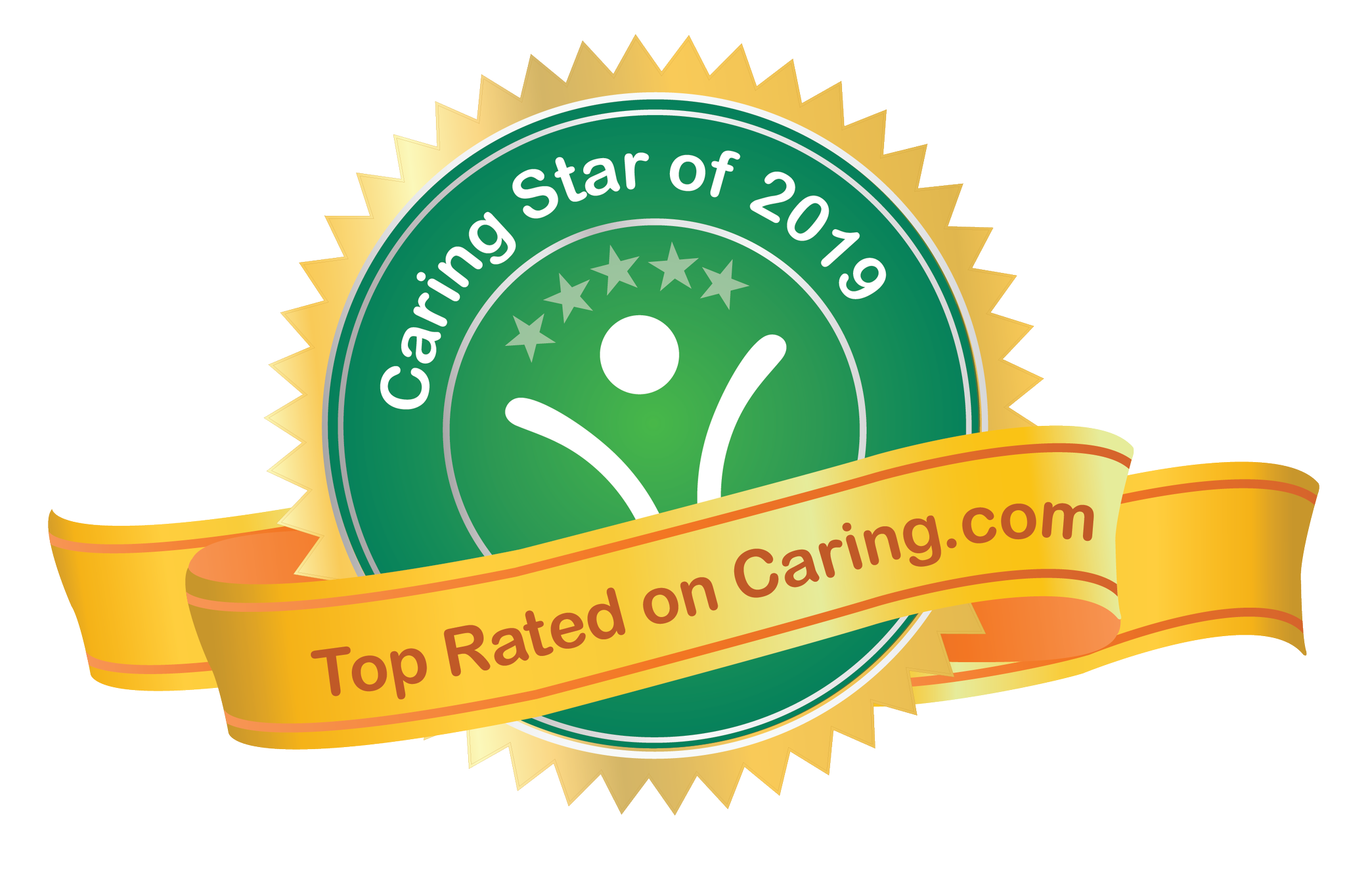 Caring Star of 2019, Top Rated on Caring.com