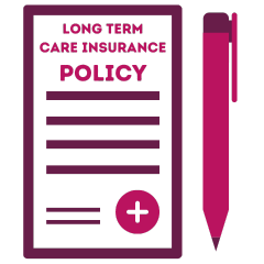 long term care insurance icon